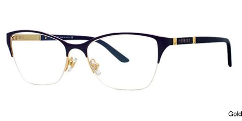 versace semi rimless glasses.